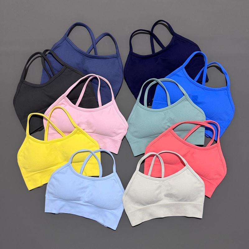 Crop Top Crochet - Histello Backless Spor Sütyeni Kadınlar İçin