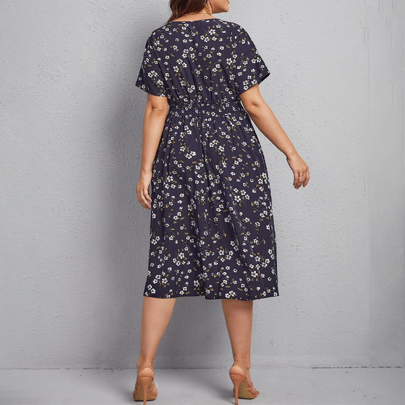 Büyük Beden Kadın Elbise, Çiçe - Romper Floral Print incelemesi ve fiyatı