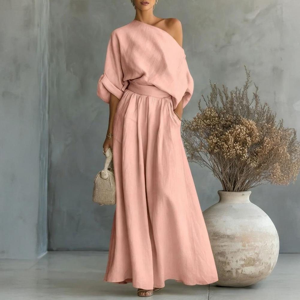 Kadın Bluz Pantolon Takımı Zar - Blouse Off Shoulder incelemesi ve fiyatı