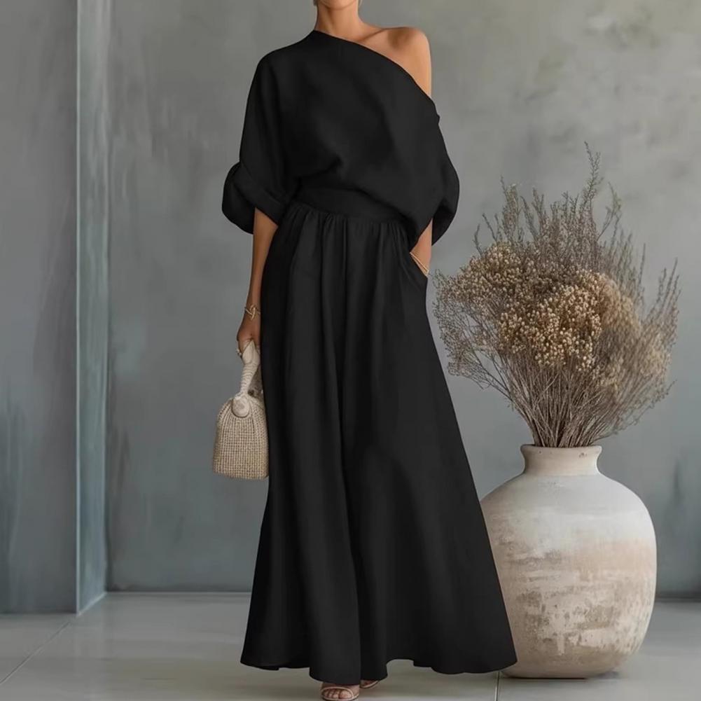 Kadın Bluz Pantolon Takımı Zar - Blouse Off Shoulder incelemesi ve fiyatı
