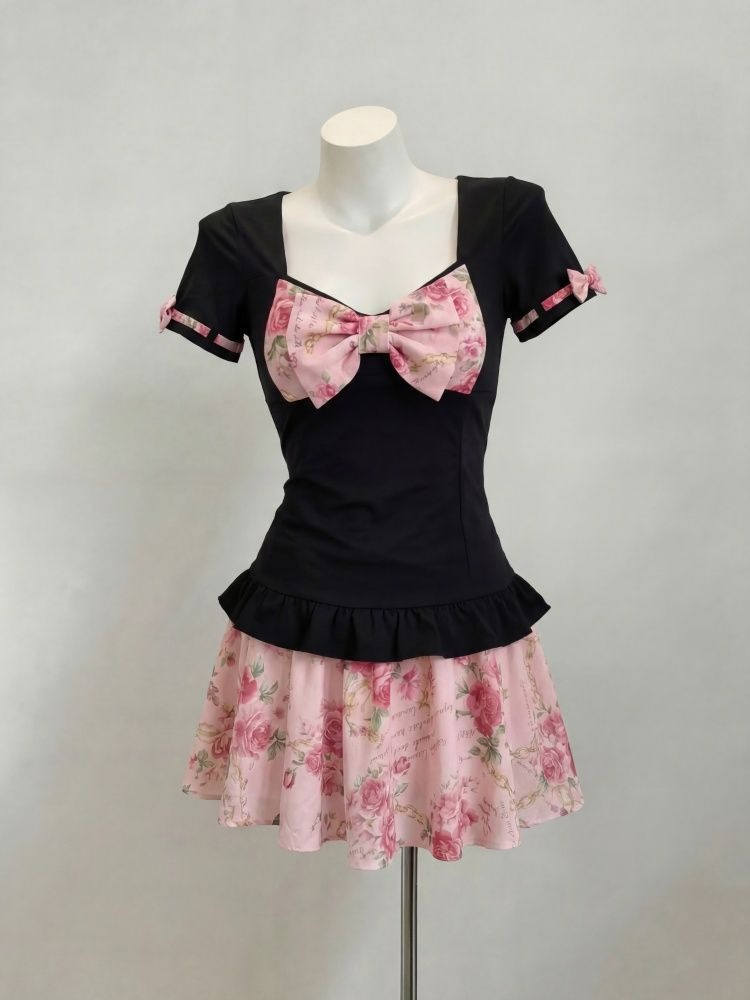 Kadınlar İçin Tatlı Çiçek Bask - Romper Floral Print incelemesi ve fiyatı