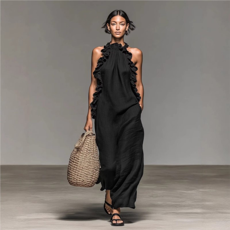 Kişiye Özel Kadın Seksi Halter - Maxi Dress Halter incelemesi ve fiyatı