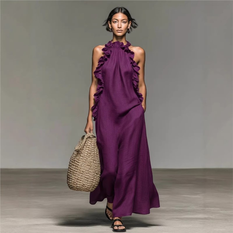 Kişiye Özel Kadın Seksi Halter - Maxi Dress Halter incelemesi ve fiyatı